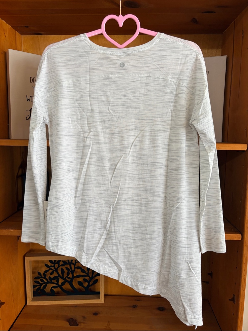 Lululemon Long Sleeve Women’s Top In Gray Size 2 New Yoga Athletic Casual - Picture 6 of 10